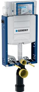 AKCE/SET/LIVERO Geberit - Modul pro závěsné WC s tlačítkem + WC mísa rimless Puerto - bílá + Geberit - Ovládací tlačítko splachování, bílá/chrom