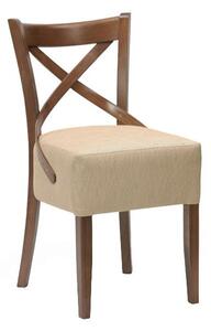Retro jídelní židle Vento (i s područkami nebo barová) Potah: Látka, Varianta: Klasická židle bez područek