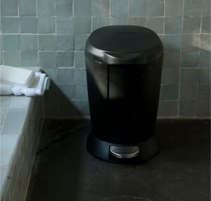 Pedálový odpadkový koš Simplehuman – 6 l, černý plast