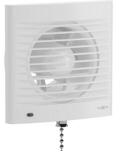 Mexen EXS, koupelnový ventilátor se snímačem pohybu, časovačem a lanovým spínačem, průměr 100mm, bílá, W9604-100K-00