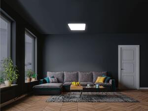 LIVARNO home Bezrámečkové LED svítidlo s nastavitelnou barvou světla a dálkovým ovládáním (čtverec) (100352570001)