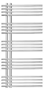 Koupelnový žebříkový radiátor INOX 368W/230V 109x53 cm nerez/lesklý chrom