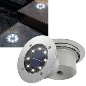 Bluegarden Toolight, LED solární lampa 4,5cm 1ks P60048, stříbrná, OGR-05685