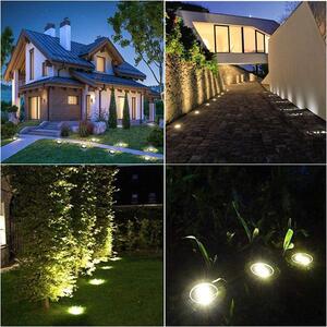 Bluegarden Toolight, LED solární lampa 4,5cm 1ks P60049, stříbrná, OGR-05684
