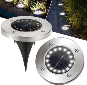 Bluegarden Toolight, LED solární lampa 1ks P60055, stříbrná, OGR-05681