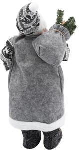 TUTUMI - Santa Claus 90 cm šedý