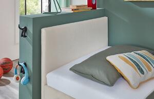 Béžová manšestrová postel Meise Möbel Cool 90 x 200 cm