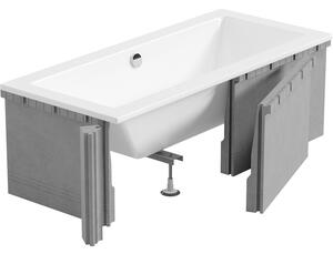 Mexen X-ST, polystyrenový plášť na obdélníkovou vanu 120-150 x 70-90 cm, bílá, 55020-00