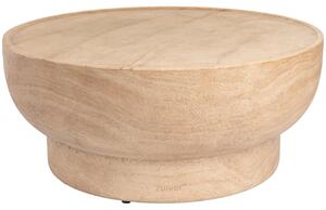 Béžový mramorový konferenční stolek ZUIVER NOBLE 80 cm
