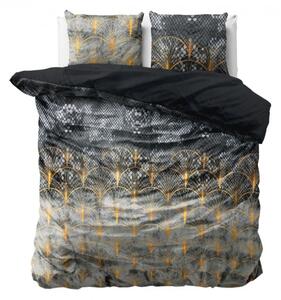 Dreamhouse Bavlněné povlečení Velvet, Mente Grey 140x220, 60x70 cm