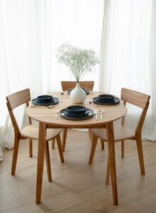 Stará Krása - Own Imports Oválný jídelní stůl z dubového dřeva 75x110 - 160x110