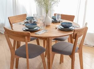 Stará Krása - Own Imports Kulatý jídelní stůl z dubového dřeva 75x110x110