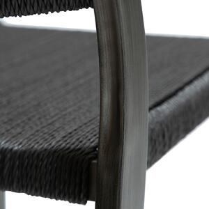 ​​​​​Dan-Form Černá kovová jídelní židle DAN-FORM Loop