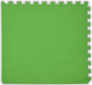 BABY Pěnový koberec tl. 2 cm - světle zelený 1 díl s okraji