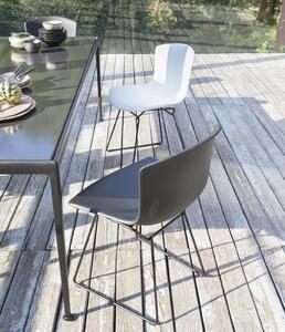 Výprodej Knoll designové jídelní židle Bertoia Plastic Side Chair (sedák bilý plast/ podnož ocel lak. bílé)