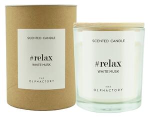 The Olphactory WHITE MUSK #relax Vonná svíčka, 200 g