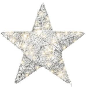 Tutumi, LED svítící hvězda 23cm KL-50, bílá, CHR-00601
