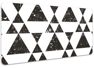 Ochranná podložka na stůl Černé a bílé trojúhelníky