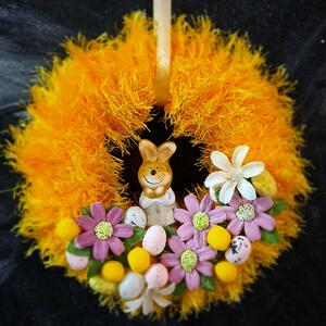 Velikonoční dekorace věnec