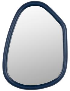 Modré dřevěné zrcadlo ZUIVER LOOKS 67 x 49 cm