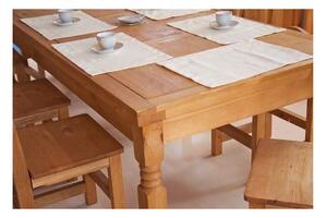 Massive home | Dřevěný masivní jídelní stůl 200x100 Hacienda - VÝPRODEJ F0HAC-048
