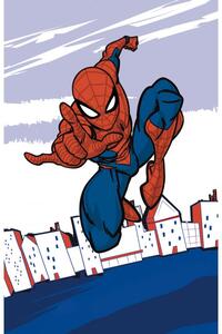 Carbotex Bavlněný froté ručníček 30x50 cm - Spider Man Super Hero