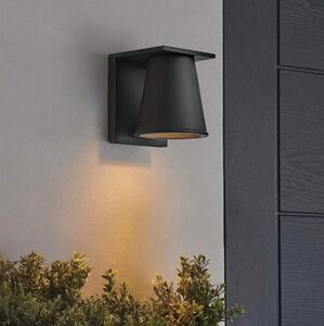 Hinkley HK-HANS-S-BLK -LED Venkovní nástěnné svítidlo HANS 1xGU10/8W/230V IP44