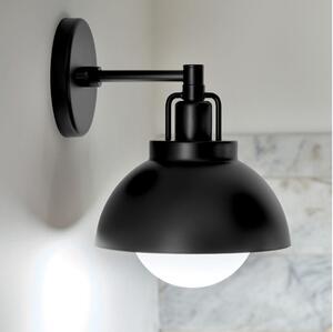 Kichler KL-NIVA-1W-1P-BK - Nástěnná lampa NIVA 1xE27/40W/230V černá