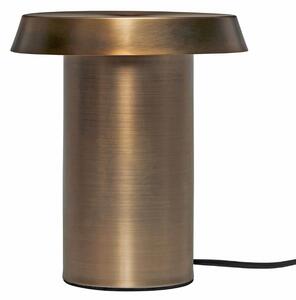 OnaDnes -20% Mosazná kovová stolní LED lampa Hübsch Keen