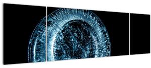 Obraz ledové kapky (170x50 cm)