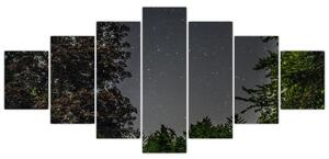 Obraz noční oblohy (210x100 cm)