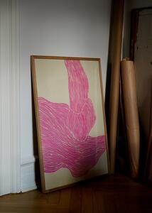 The Poster Club Plakát The Line - Pink by Rebecca Hein 50x70 cm