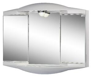 JOKEY Chico GL bílá zrcadlová skříňka plastová 288212020-0110