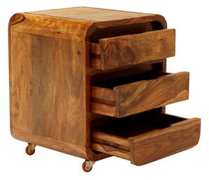Massive home | Dřevěný noční stolek Ruby II RBY223 Natural