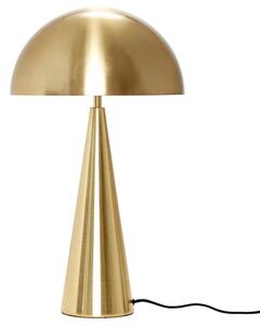 Zlatá kovová stolní lampa Hübsch Mush 50 cm