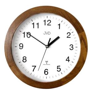 JVD Dřevěné rádiem řízené nástěnné hodiny JVD NR19019.2 ( )