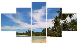 Obraz pláže (125x70 cm)