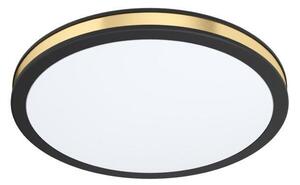 Eglo 99406 PESCAITO Stropní svítidlo LED D280mm 12W/1350lm 3000K, černá, bílá, zlatá
