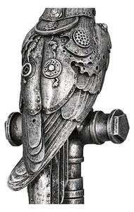 Dekorační soška Steampunk Papoušek 30 cm