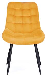 HOMEDE Židle Algate hořčicová žlutá