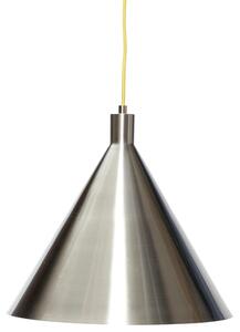Stříbrné kovové závěsné světlo Hübsch Yama 40 cm