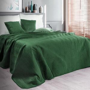 Přehoz na sedačku - pohovku - postel SOFINKA zelená 200x220 cm Mybesthome
