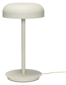 Béžová kovová stolní LED lampa Hübsch Velo
