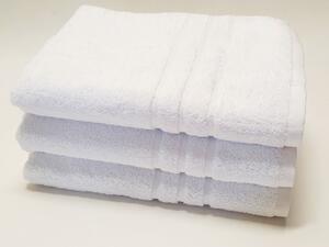 PÍSECKÉ LŮŽKOVINY Froté ručník HOTEL 500g - bílý 50x100