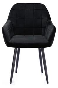 FLHF Židle Stillo černá, sada 2 ks