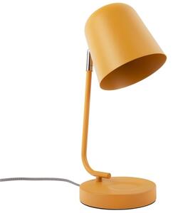 Time for home Žlutá kovová stolní lampa Enio