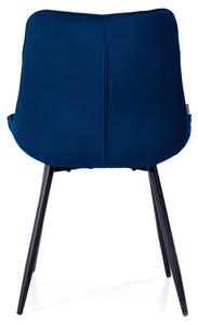HOMEDE Židle Algate tmavě modrá