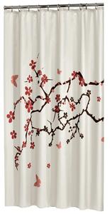 Sealskin Blossom sprchový závěs 200x180 cm bílá 233451359