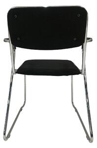 TEMPO Stohovatelná židle Derya - černá - 79x53x57 cm
