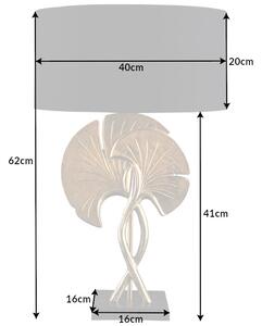 Designová stolní lampa Rashid 62 cm černo-zlatá